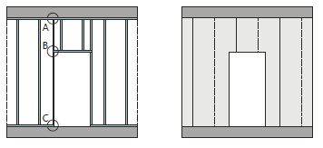 Montáž zárubní při výšce nad 2,8m